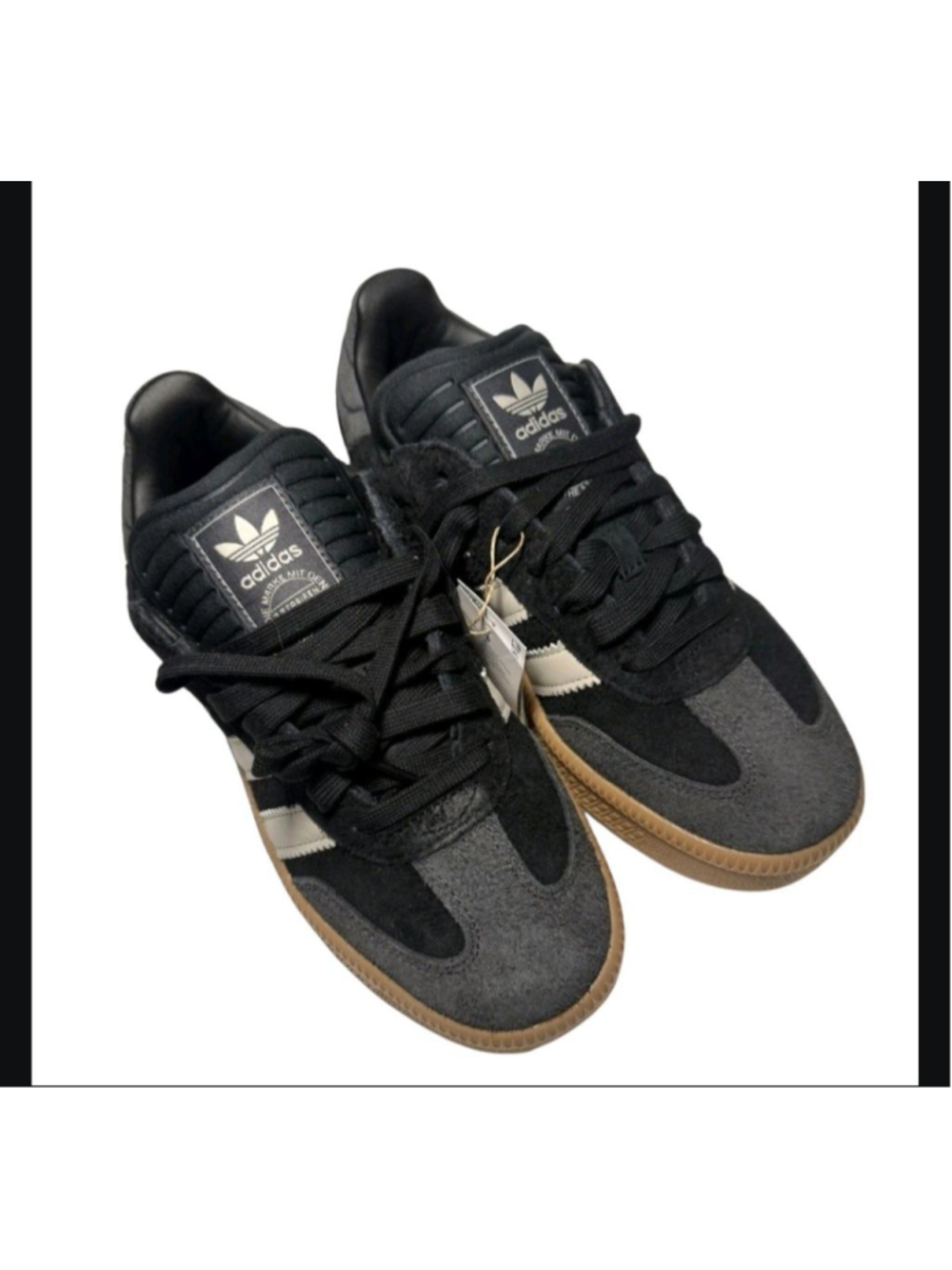 Adidas Samba XLG Black Suede Sneakers - Men’s 8(Women’s 9) - Brand New NWT - Picture 5 of 7